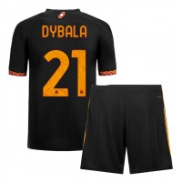 AS Roma Paulo Dybala #21 Fußballbekleidung 3rd trikot Kinder 2023-24 Kurzarm (+ kurze hosen)